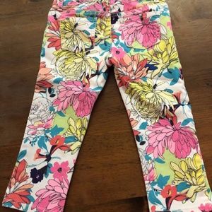 Girls Old Navy Floral Capris